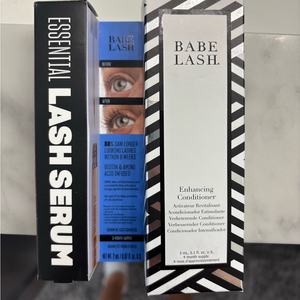 Babe Lash serum and Enhancing Conditioner